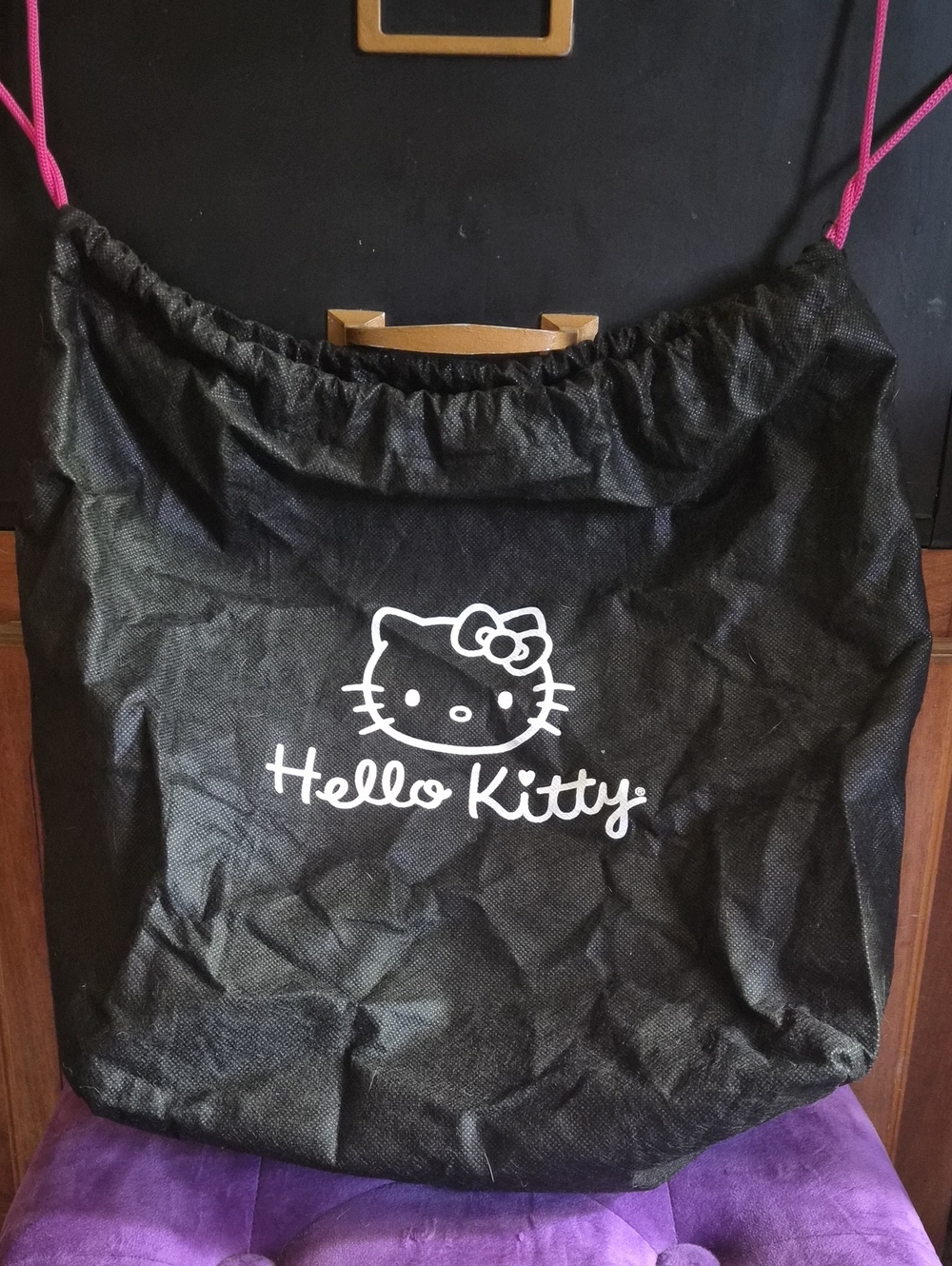 EUC Rare Hello Kitty X Loungefly Iridescent Satchel and Wallet - Picture 9 of 9